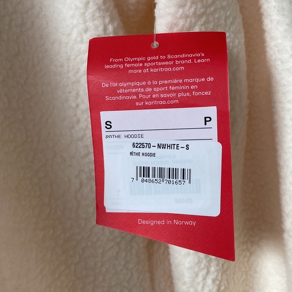 Kari Traa Rothe Fleece Hoodie - Women's size S NWT - Picture 5 of 7